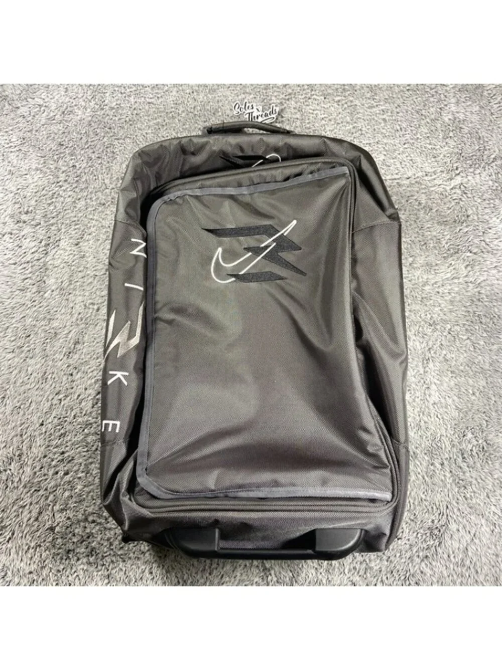 Nike 3BRAND Rolling Duffle Bag Travel Luggage Grey MAT044-F99
